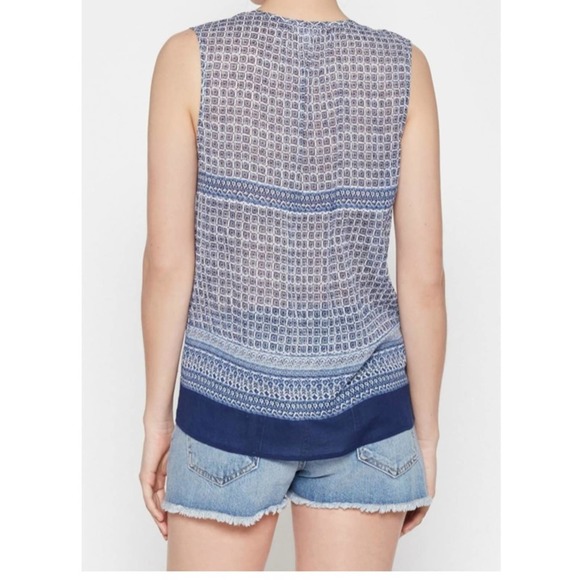 Soft Joie Adralina Tassel Top Blue Size Small - Picture 3 of 5